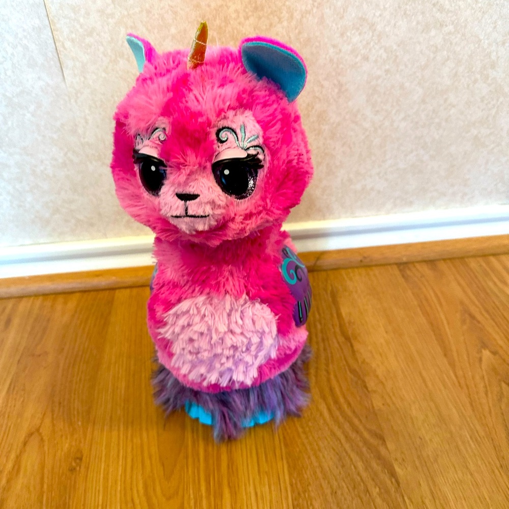 Hatchimals Llalacorn Interactive Pink grows 32” No Egg